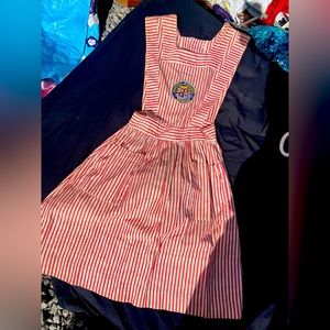 ✨Vintage 1940s Candy Striper Uniform Dress
